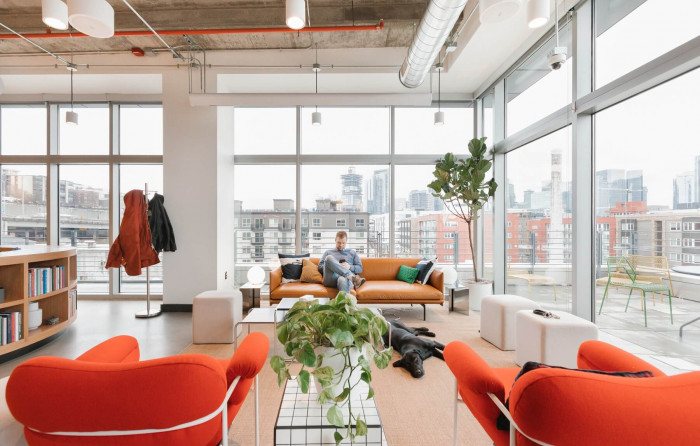 20190213 WeWork 500 Yale Ave N - Common Areas - Couch Area