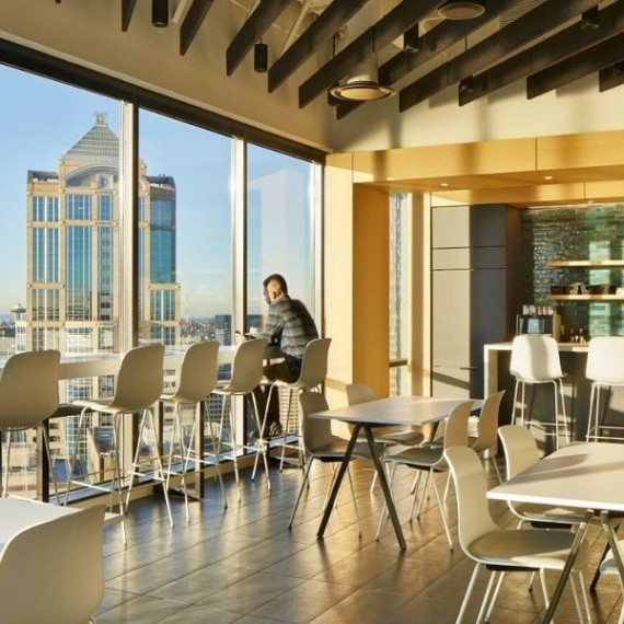 Portfolio Section Circle - break room